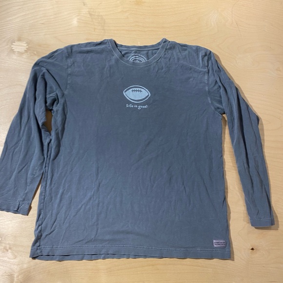 Life Is Good Men's Blue Long Sleeve Tee Large (IK) - Picture 1 of 9